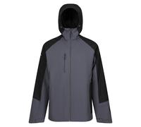 Regatta Professional Mens Contrast Detail Waterproof Jacket - Seal Grey/Black - M - Seal Grey/Black - 100% Mixed