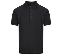 Regatta Professional Mens Coolweave Short Sleeve Polo Shirt (Black) - Size 3XL