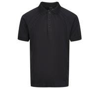 Regatta Professional Mens Coolweave Short Sleeve Polo Shirt (Black) - Size X-Small