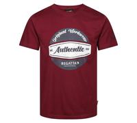 Regatta Professional Mens Cotton T-Shirt - Burgundy - L - Burgundy