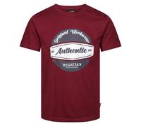Regatta Mens Original Cotton T-Shirt (Burgundy) - Size X-Small