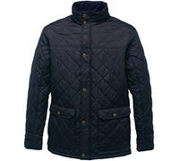 Regatta Tyler Navy Men's Water-repellent Diamond-quilt Insulated Jacket #TRA441