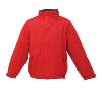 (M, Classic Red/Navy) Regatta Dover Waterproof Windproof Jacket (Thermo-Guard Insulation)
