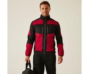 Regatta Professional Men's E-Volve 2 Layer Softshell Jacket Red, Size: M