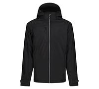 Regatta Men's Erasmus 4-in-1 Softshell Jacket - Waterproof, Zip-Off Sleeves - Black XXL
