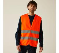 Regatta Professional Men's Essential HI-VIS Easy Print Vest Orange, Size: L