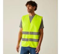 Regatta Professional Men's Essential HI-VIS Easy Print Vest Yellow, Size: XL