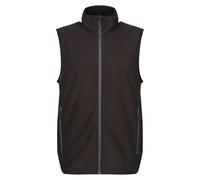 Regatta Professional Mens Fleece Gilet - Black/Seal Grey - 3XL - Black/Seal Grey - 100% Polyester