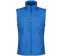 Regatta Professional Men's Flux Water Repellent Softshell Bodywarmer Gilet Jacket, Oxford Blue, size Medium (Manufacturer Size:M)