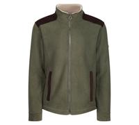Regatta Professional Mens Full Zip Fleece Jacket Dark Khaki (M)