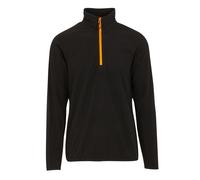 Regatta Professional Mens Half Zip Fleece Top - Black/Orange Pop - Black/Orange Pop - M