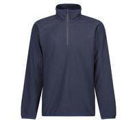 Regatta Professional Mens Half Zip Fleece Top - Navy/Seal Grey - 4XL - Navy/Seal Grey - 100% Mixed