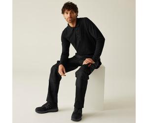 Regatta Professional Men's Heroic Cargo Work Trousers Black, Size: 34 R