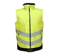 Regatta TRA840 20770 Professional Hi-Vis Body warmer, Yellow/Navy, L