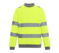 Regatta Professional Mens Hi-Vis Pro Contract Crew Neck Sweatshirt Winter Work Jumper