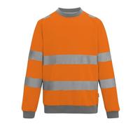 Regatta Mens Hi-Vis Pro Contract Crew Neck Sweatshirt 3XL Orange