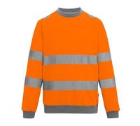 Regatta Professional Mens Hi-Vis Pro Contract Crew Neck Sweatshirt Winter Work Jumper