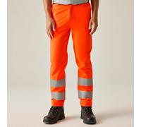 Regatta Professional Mens Hi-Vis Pro Contract Stretch Action Trousers Workwear