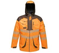 Regatta Professional Mens Hi-Vis Reflective Waterproof Jacke RG4536