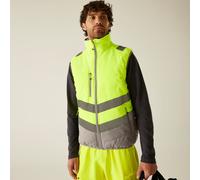 Regatta Professional Men's Hi-Vis Two Tone Thermal Gilet Yellow, Size: S