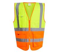 Regatta Professional Mens Hi-Vis Vest (S) (Yellow/Orange)