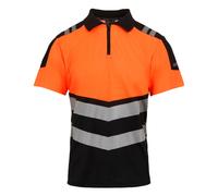 Regatta Professional Men's Hi-Vis X-Pro Polo Class 1 UPF 40 Reflective Tape