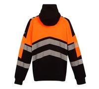 Regatta Men's Hi-Vis Professional Hoodie - Black/Yellow - XL