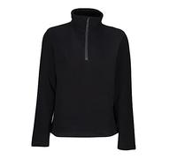 Regatta Professional Men's Honestly Made 100% Recycled Half Zip Fleece Black