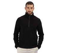 Regatta Professional Men's Honestly Made 100% Recycled Half Zip Fleece Black