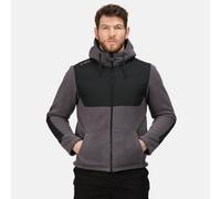 Regatta Professional Mens Hooded Jacket Iron/black (S)