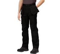 Regatta Men's Incursion Work Trousers in Black, Size 34R | Charlies