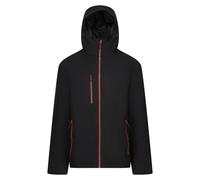 Regatta Professional Mens Insulated Waterproof Jacket - Black/Classic Red - M - Black/Classic Red - 100% Polyester