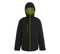 (3XL, Black/Lime Green) Regatta Mens Navigate Insulated Waterproof Jacket