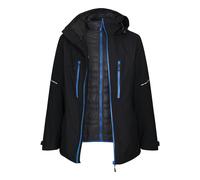 Regatta Professional Mens Jacket - Black/Oxford Blue - 3XL - Black/Oxford Blue - 100% Polyester