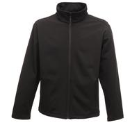 Regatta Classic Mens Water Repellent Softshell Jacket (Black) - Size Large