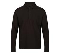 Regatta Mens Pro Long-Sleeved Polo Shirt (Black) - Size 2XL