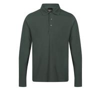 Regatta Professional Men's Long-Sleeved Polo Shirt in Dark Green | Size: Medium Regatta Professional Dark Green M