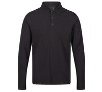 Regatta Mens Pro Long-Sleeved Polo Shirt (Seal Grey) - Size Large