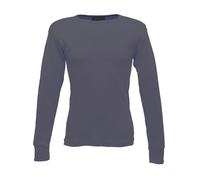 Regatta Professional Mens Long-Sleeved Thermal Base Layers - Denim Blue - S - Denim Blue - 50% Polyester/50% Cotton