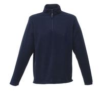(XS, Dark Navy) Regatta Mens Micro Zip Neck Fleece Top