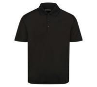 Regatta Mens Pro Moisture Wicking Polo Shirt (Black) - Size Small