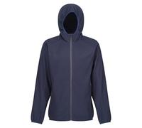 Regatta Professional Men's Navigate Full Zip Fleece with Hood & Contrasting Zip, Lightweight Midlayer - Perfect for Outdoors, Walking & Hiking Navy