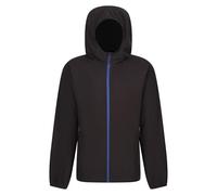 Regatta Professional Men's Navigate Full Zip Fleece with Hood & Contrasting Zip, Lightweight Midlayer - Perfect for Outdoors, Walking & Hiking Black