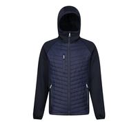 Regatta Men's Navigate Hybrid Jacket – Lightweight, Insulated & Stretchable – Navy Seal Grey XXL