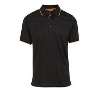 Regatta Professional Regatta Navigate Recycled Short Sleeve Polo Black/Orange Po