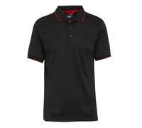 Regatta Professional Mens Navigate Short Sleeved Polo Shirts Black/Red
