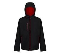 Regatta Men's Softshell Jacket Navigate - Professional, Hooded - Red XL