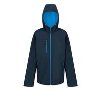 Regatta Men's Softshell Jacket Navigate – Fleece-lined, Hooded – Navy/French Blue