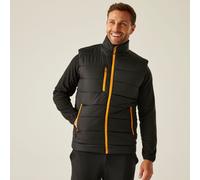 Regatta Navigate black/orange insulated thermal bodywarmer #TRA892