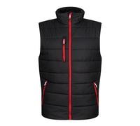 Regatta Professional Mens Navigate Thermal Gilet Body Warmer, Black/Classic Red, L EU